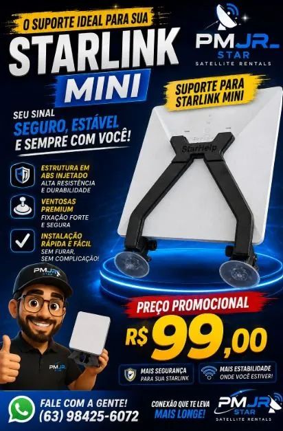 Suporte para Starlink Mini ! PROMOÇÃO 