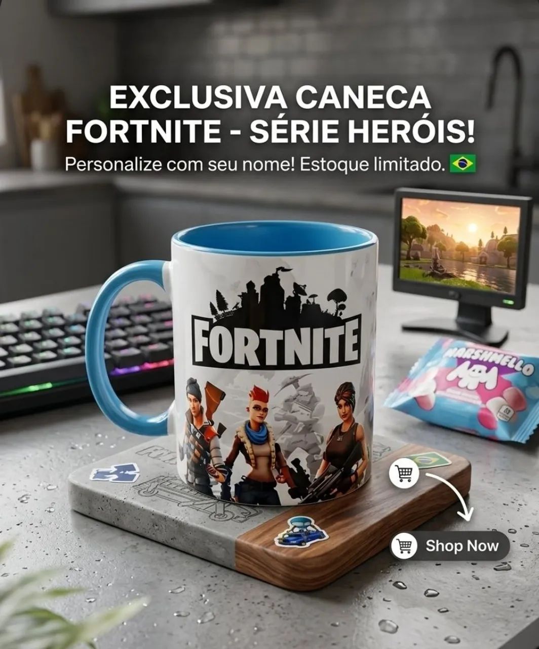 Caneca personalizada Fortnite