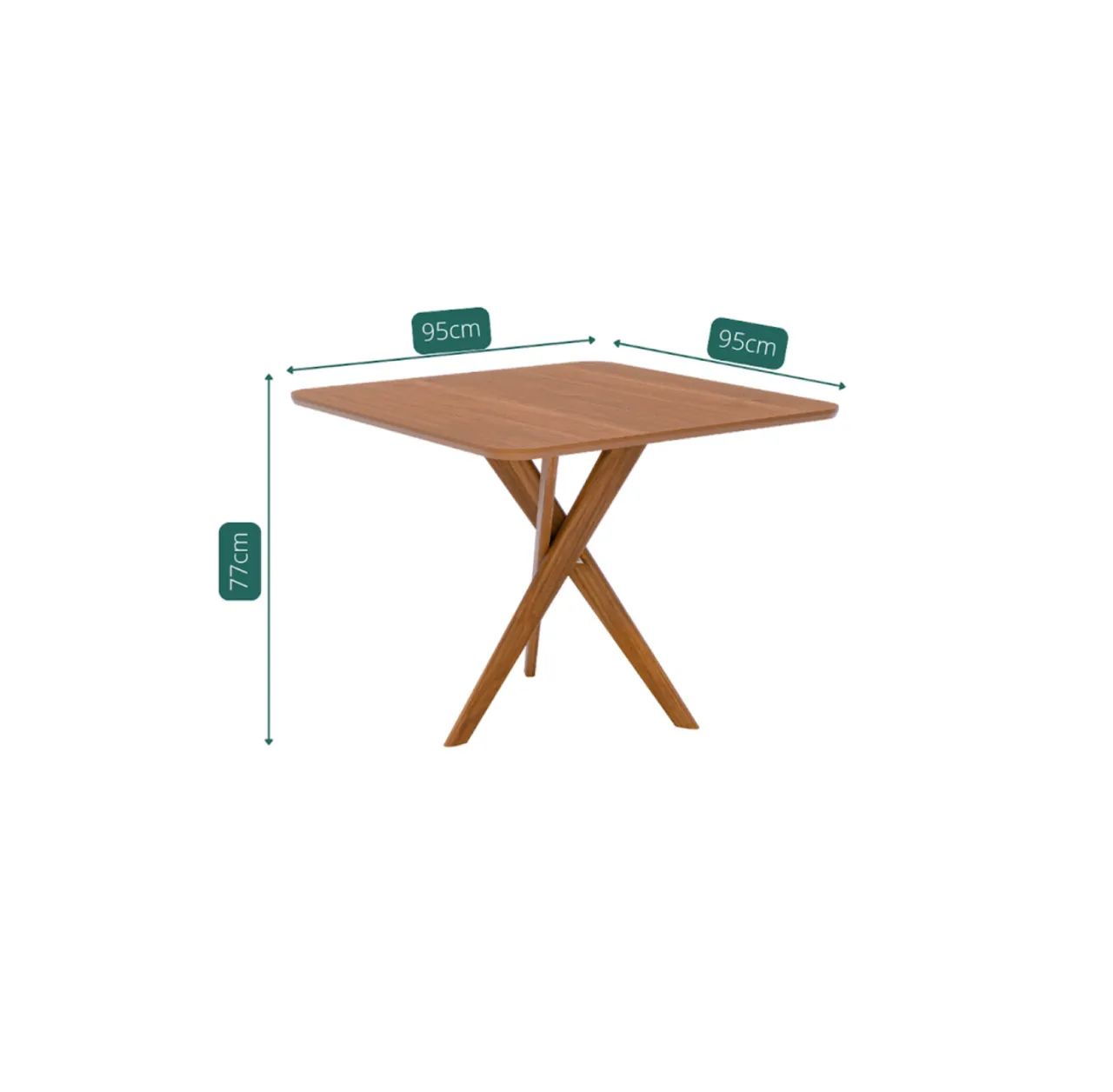 Mesa de Apoio em Eucalipto e MDF - Foto 2
