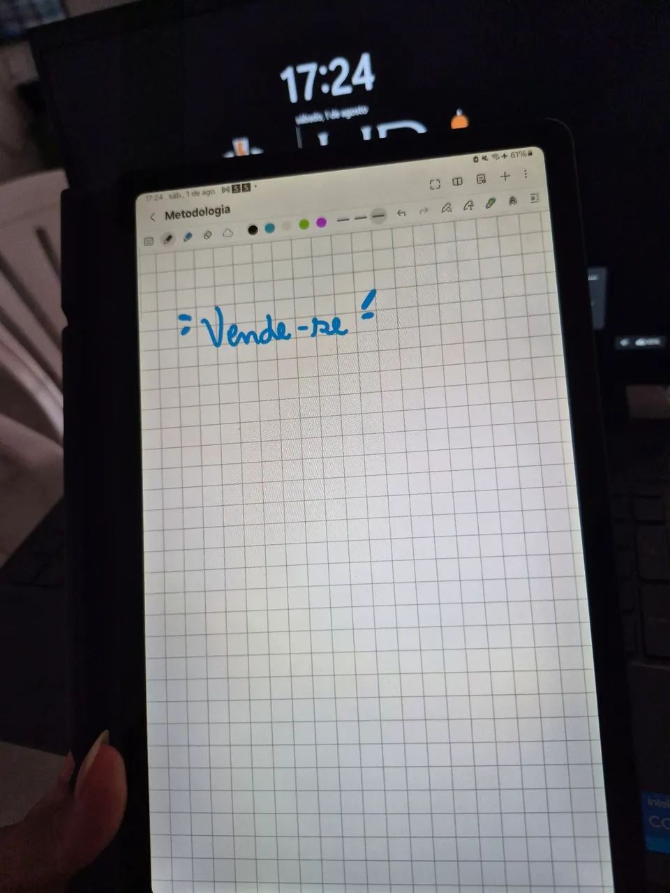 Tablet Samsung Galaxy Tab S6 Lite com Caneta 10,4 128GB 4GB RAM Wi-Fi  - Foto 2