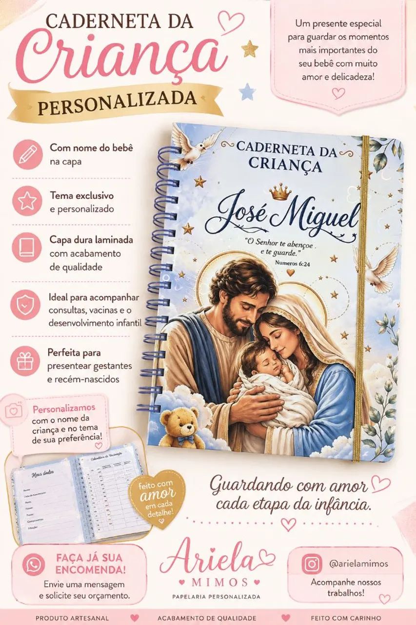 Caderneta de saúde personalizada 