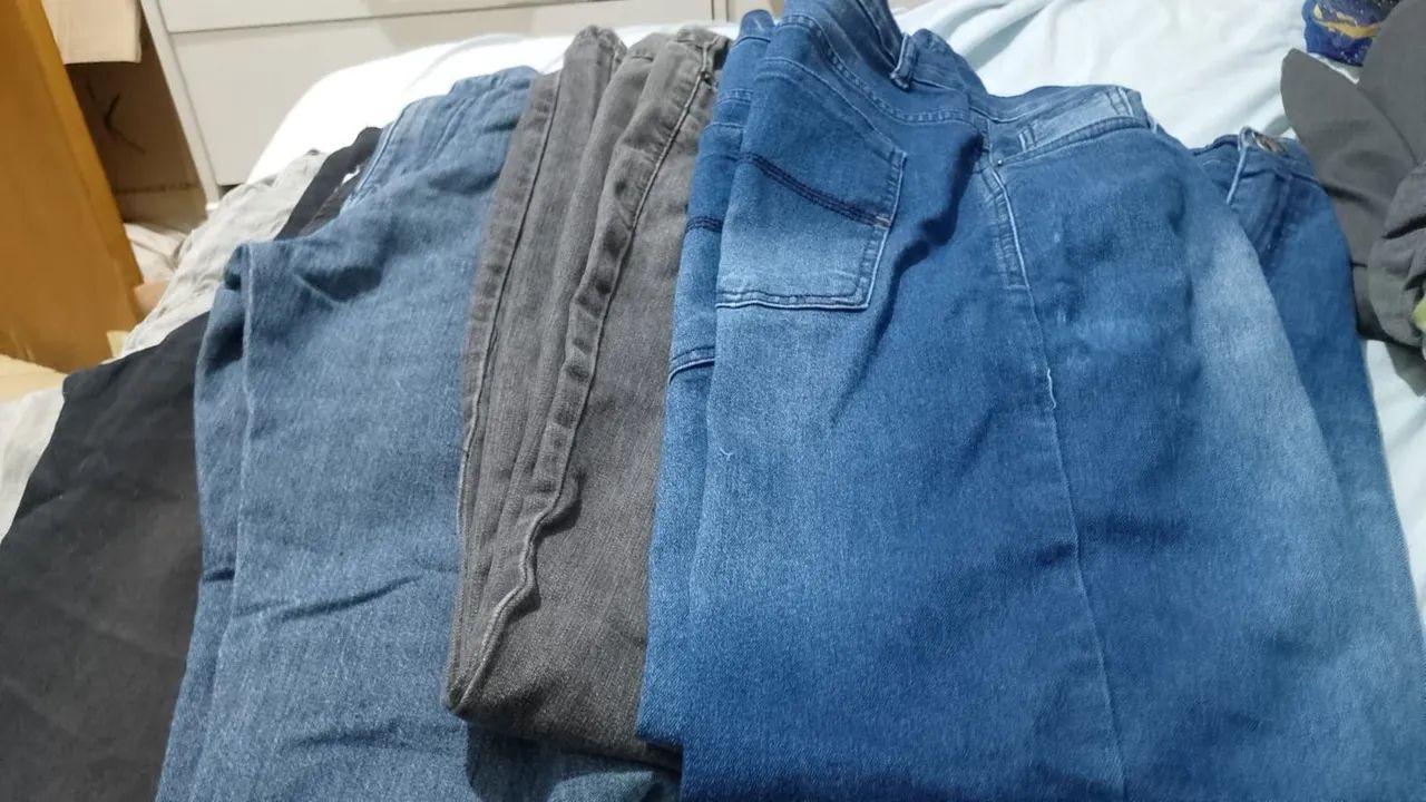 Calças jeans masculina do 38 ao 50