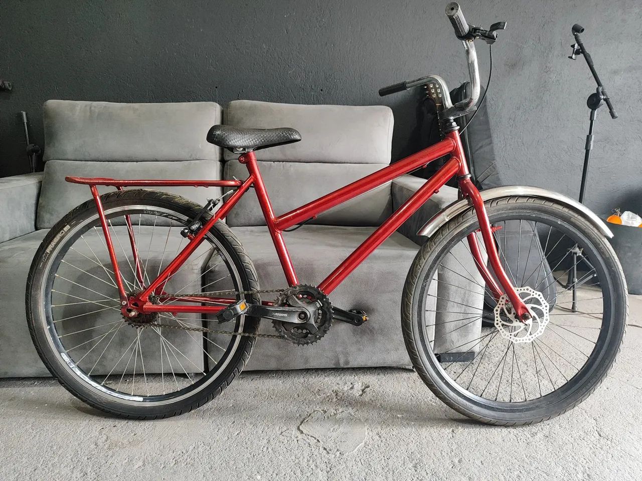 Bicicleta aro 26 barra