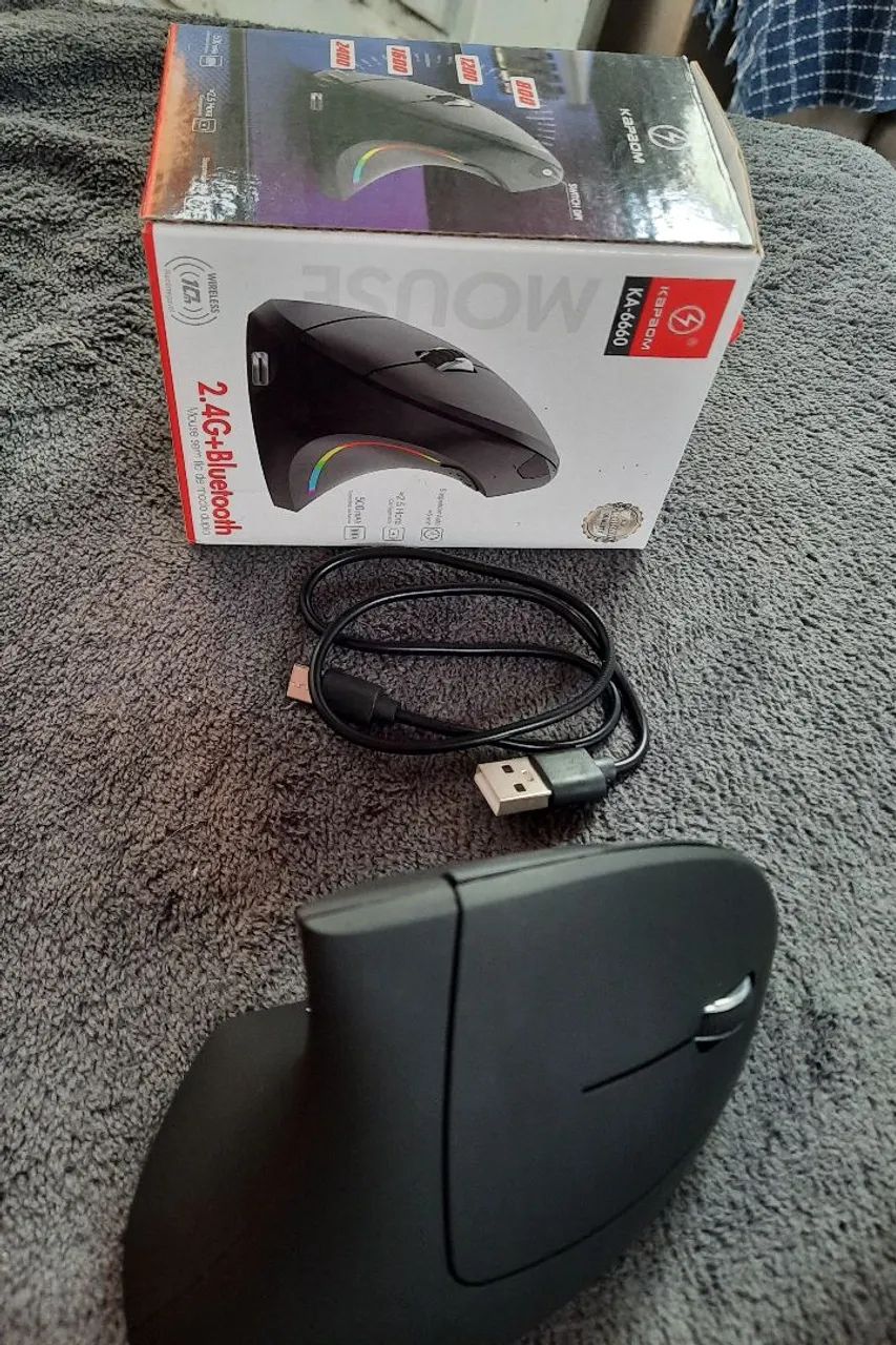 Mouse vertical ergonômico  - Foto 4
