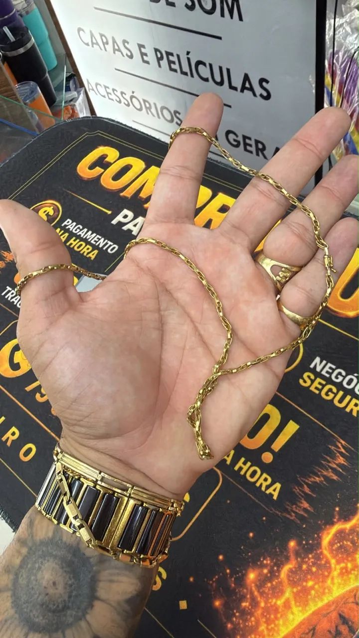 Corrente em ouro 16k 720 