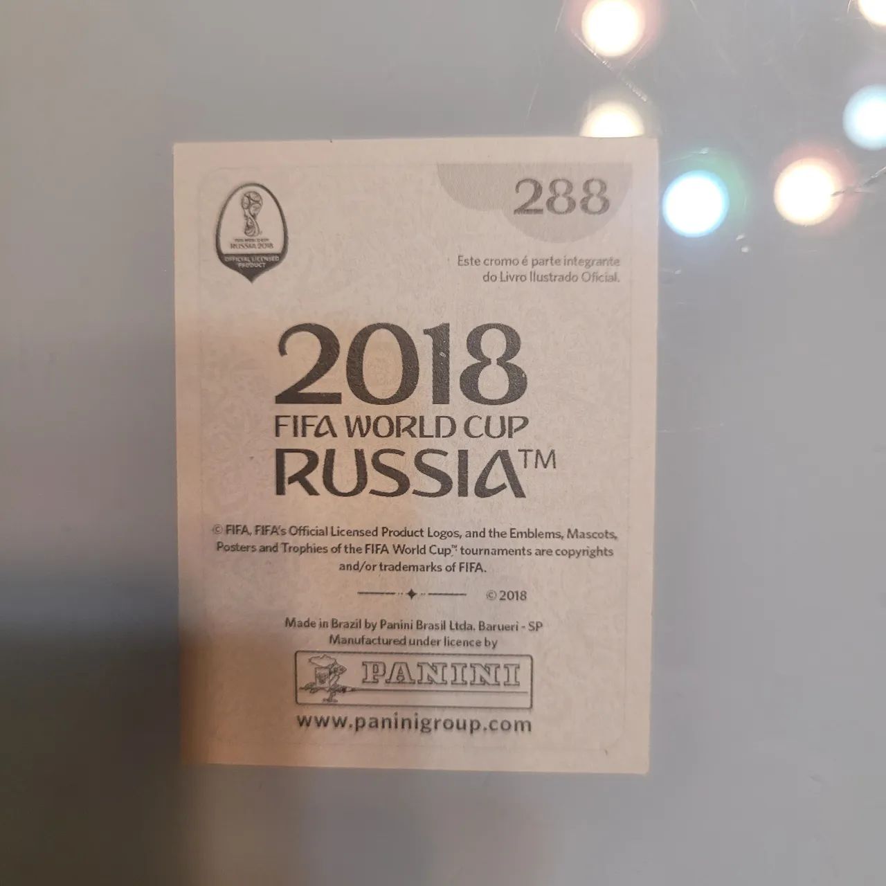 Figurinha Lionel Messi Copa de 2018 original  - Foto 2