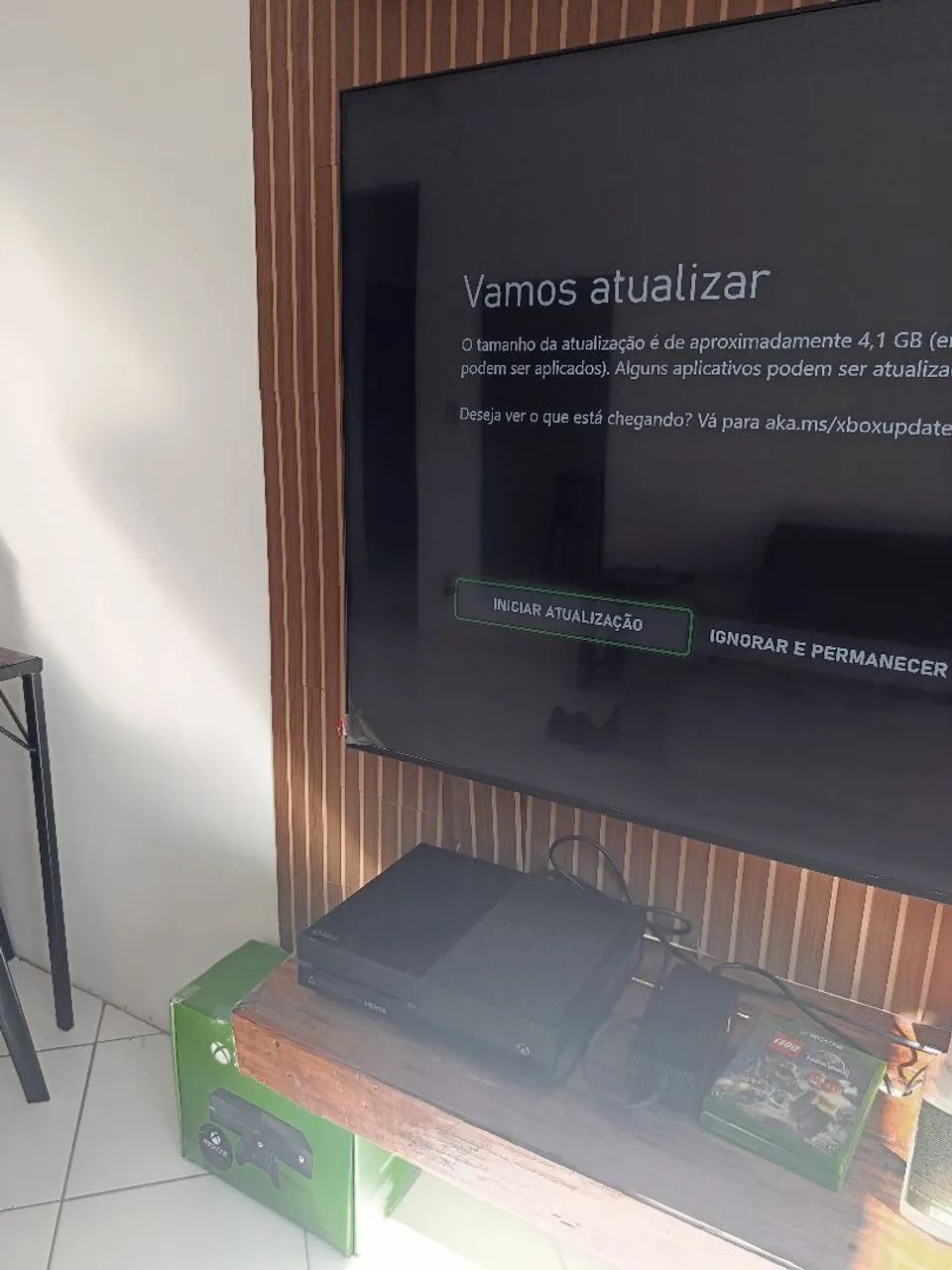 Xbox one com 2 controles completo na caixa - Usado com defeito  - Foto 4