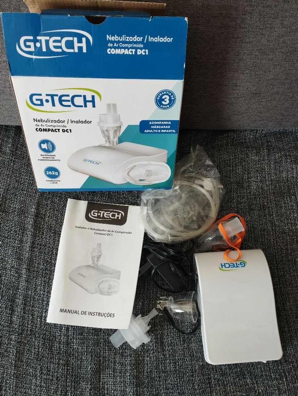 Nebulizador/Inalador G-Tech Compact DC1