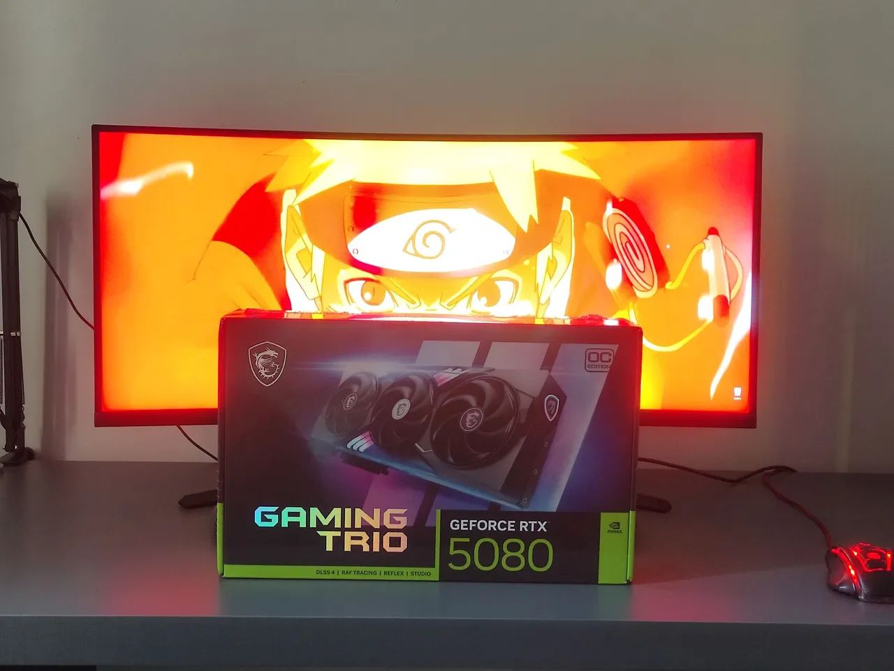 RTX 5080 MSI Gaming Trio Nova Na Caixa - Foto 5