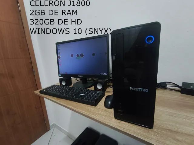 0045 - PC simples Celeron J1800 com Windows 10 para uso básicl