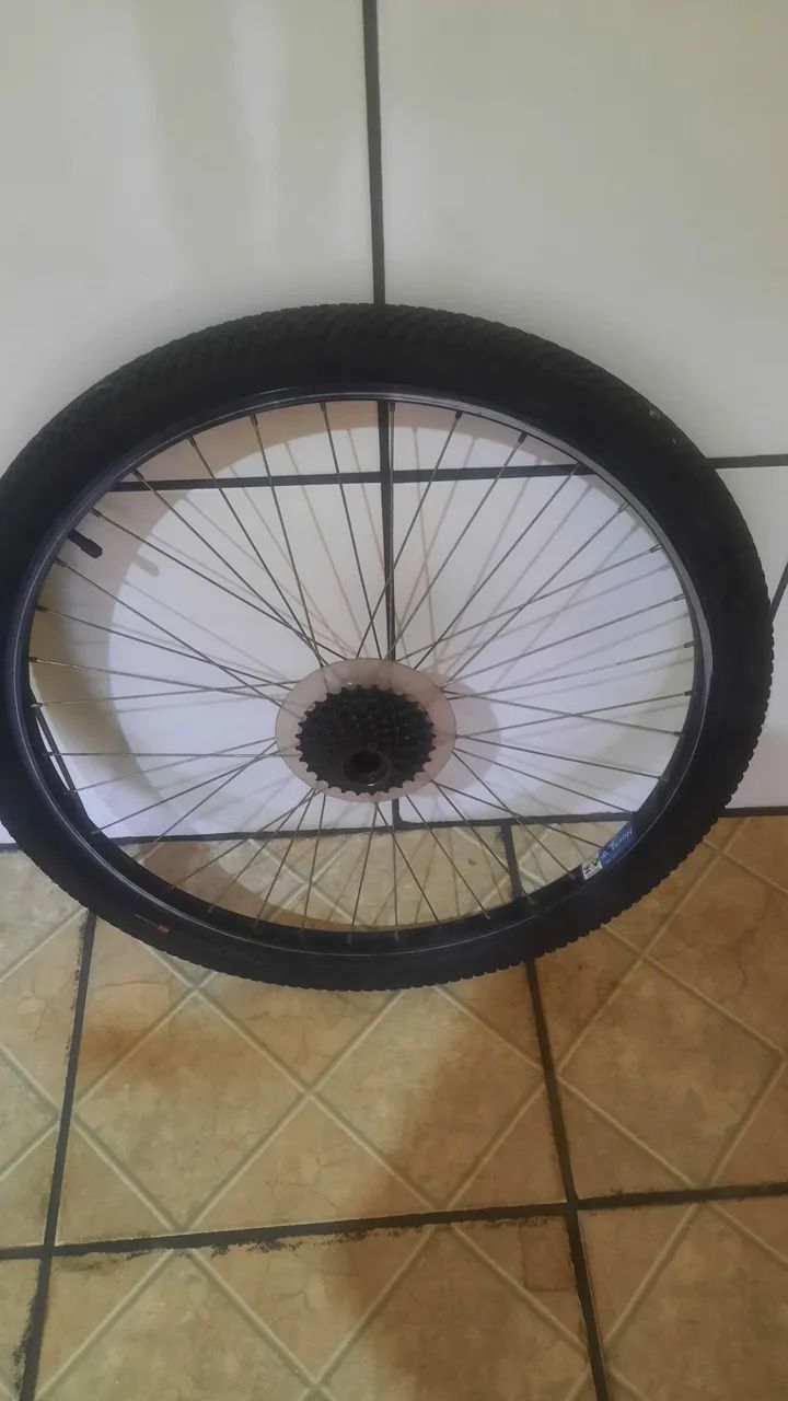 Par de rodas aro 26 completa.  - Foto 2