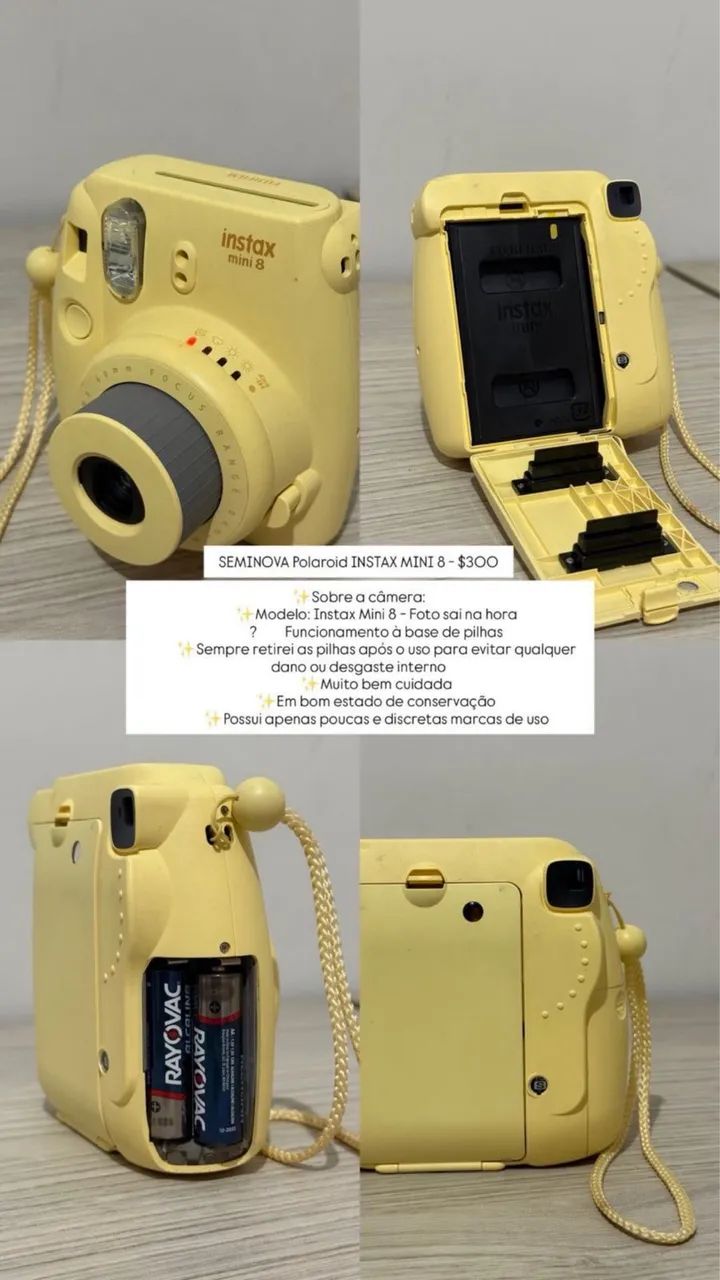 Instax mini 8 - Ótimo estado