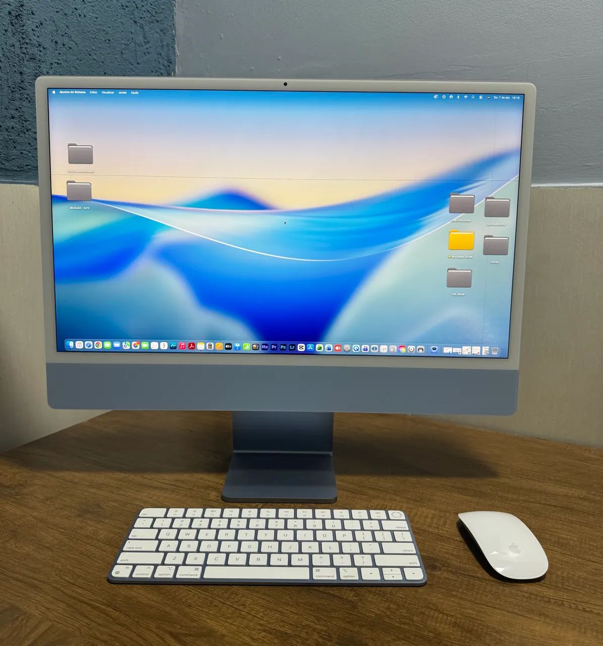 iMac M1 512GB + 8GB RAM | Funcionando Perfeito | Linha na Tela