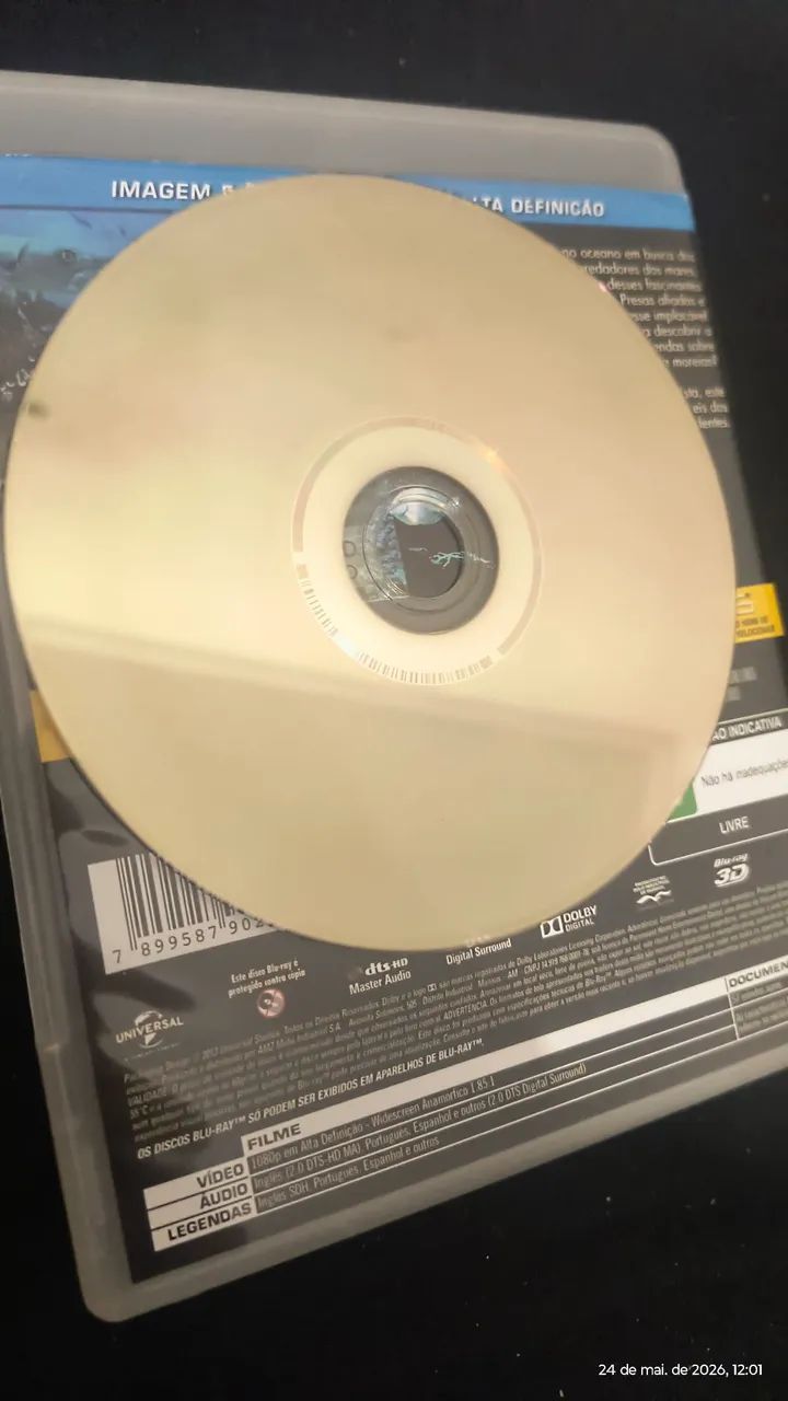 Blu-ray 3D predadores Perigosos ótimo estado  - Foto 3