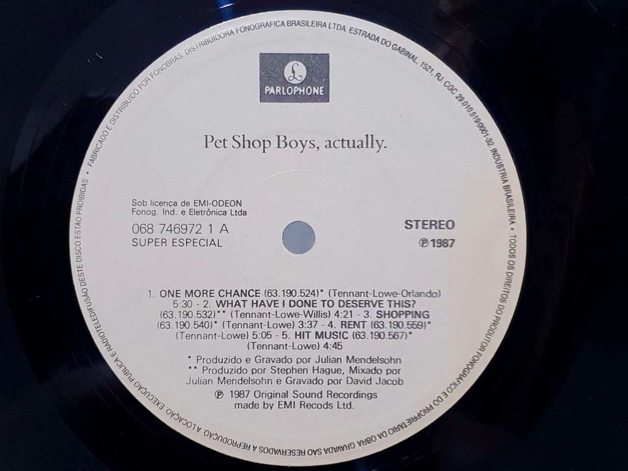 Disco de vinil: Pet Shop Boys - Actually - Foto 4