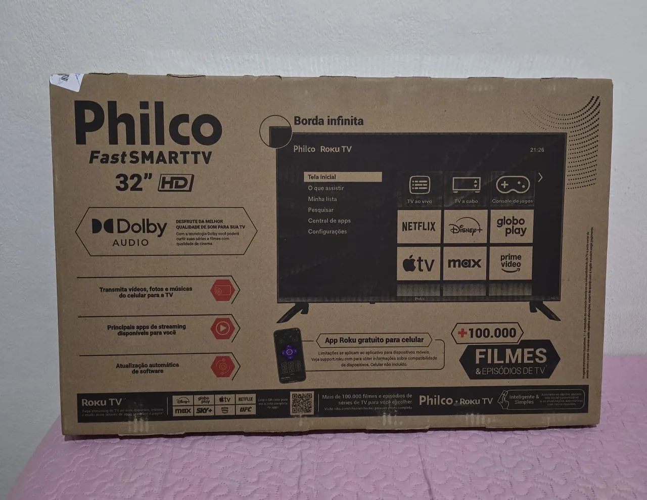 Smart tv 32 polegadas lacrada 