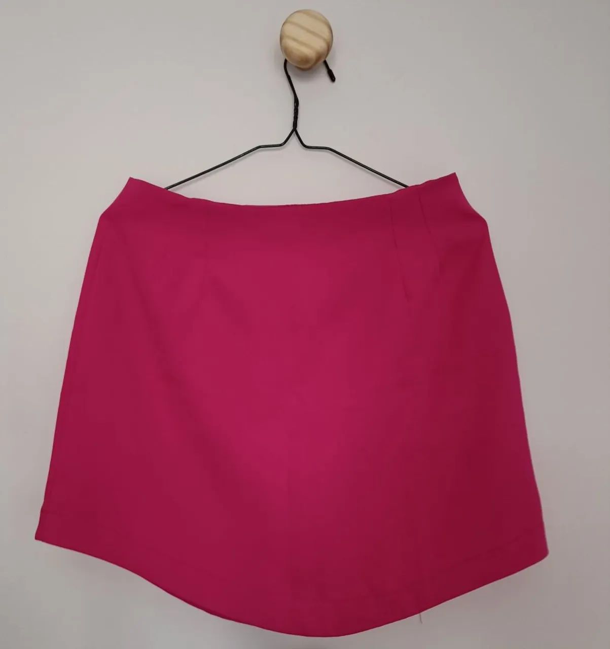 Saia Rosa em Alfaiataria 