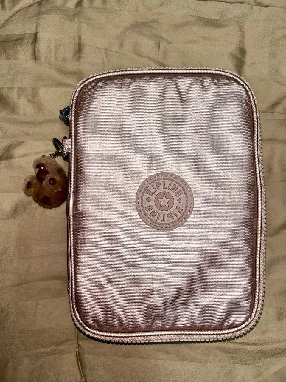 Estojo Kipling 100 Pens Rosa Gold