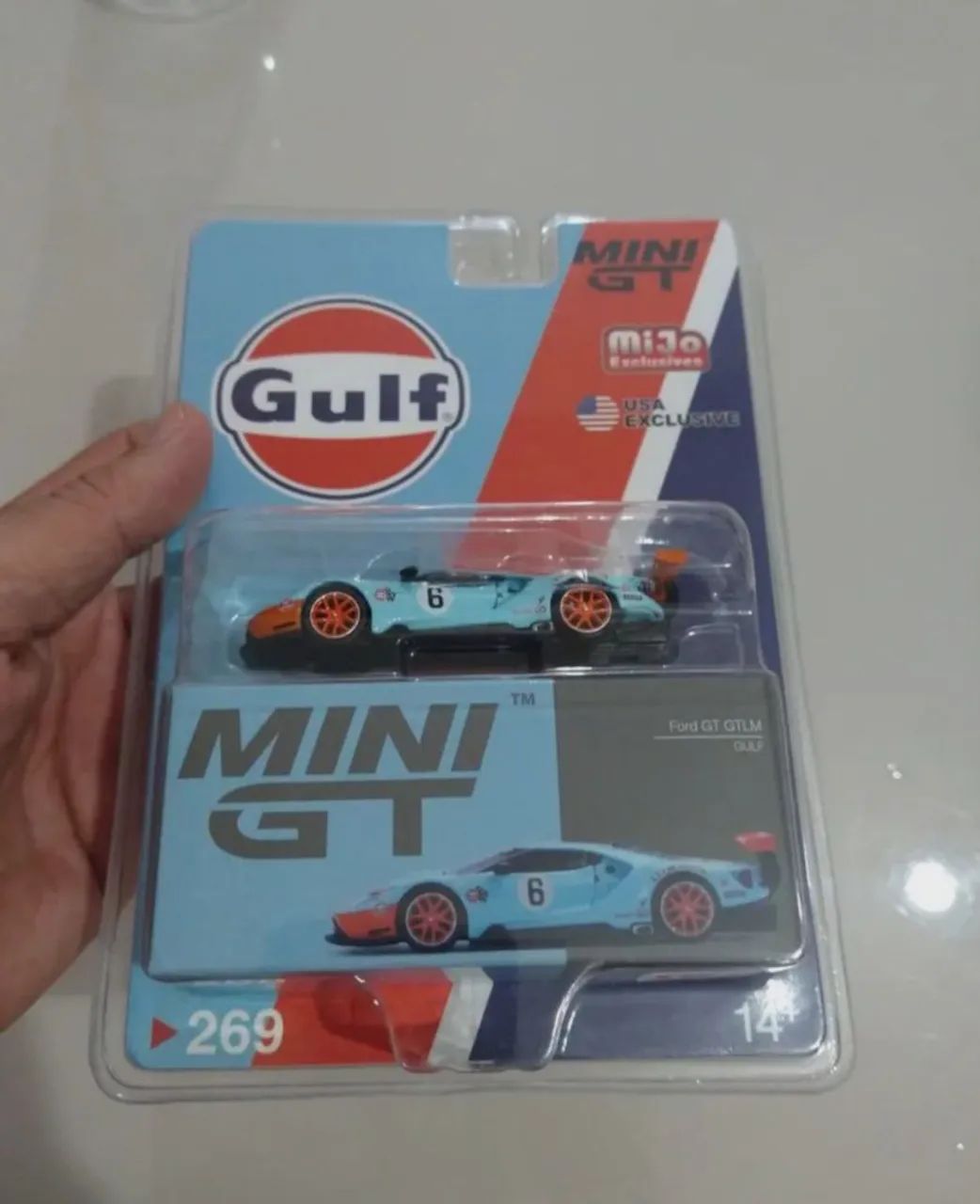 Mini GT Ford GT 40 Gulf lacrado  - Foto 2