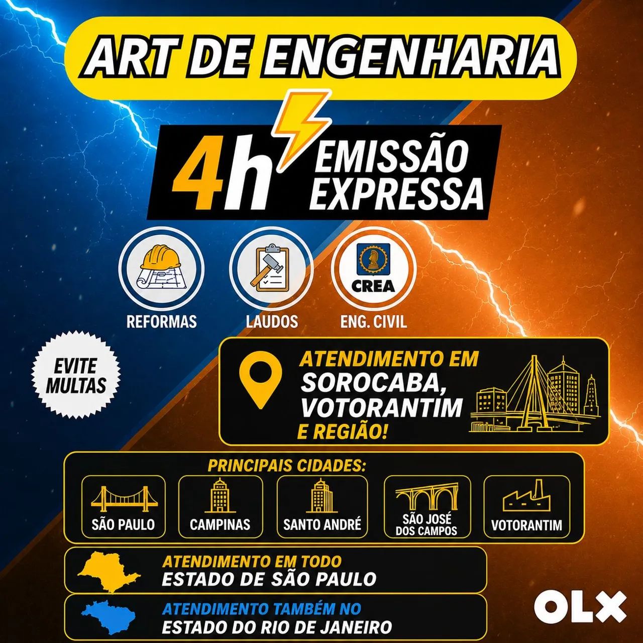 ART de Engenharia EM 4 HORAS - Emissão Expressa Hoje