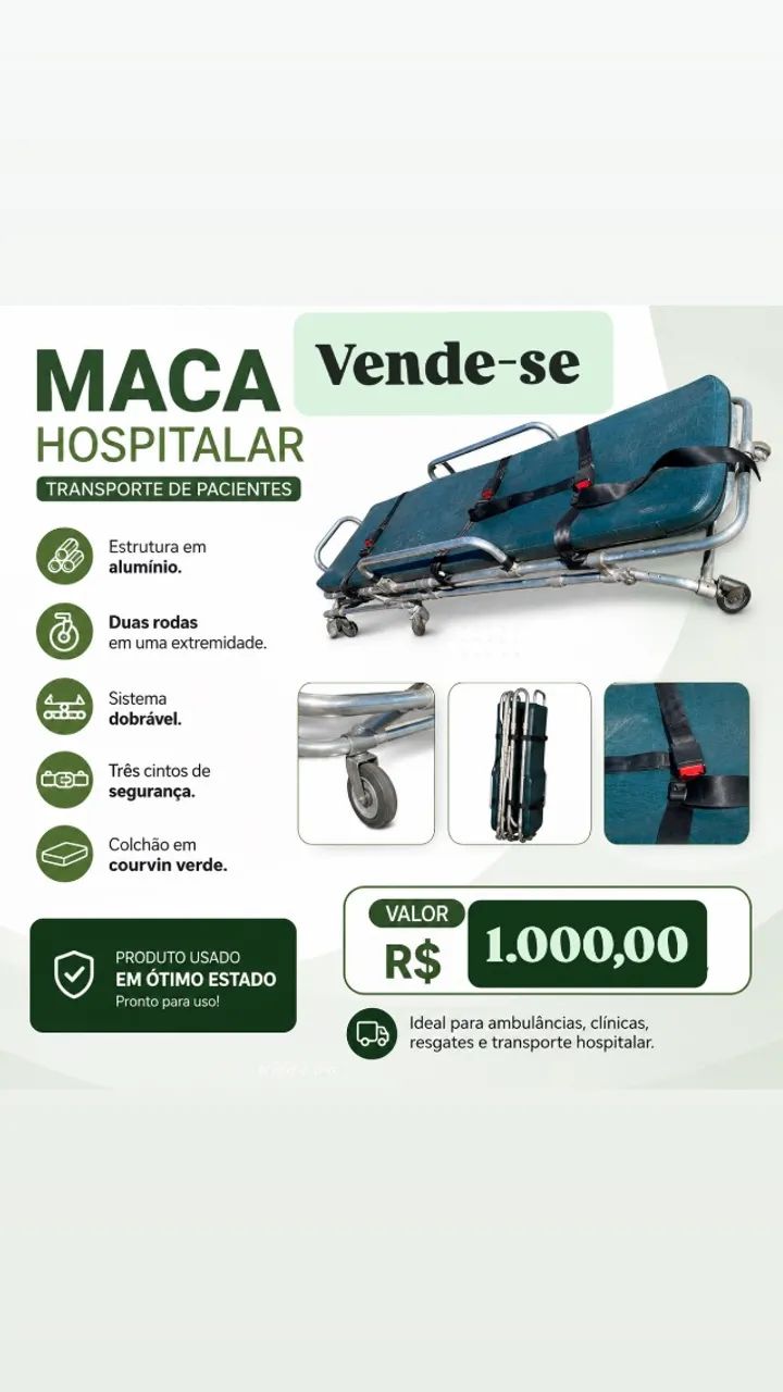 Maca hospitalar  - Foto 2