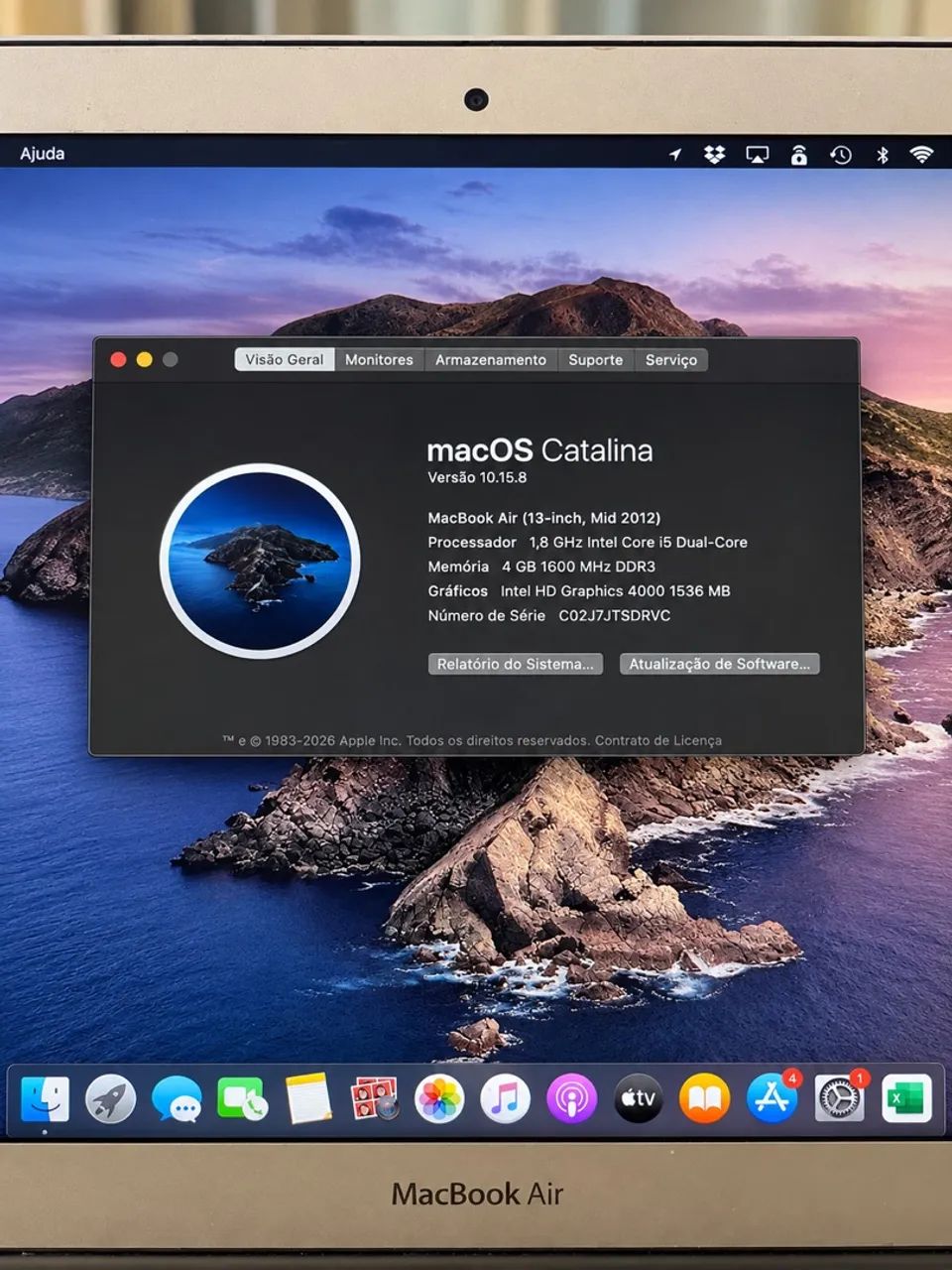 VENDO MACBOOK AIR 13 polegadas - Notebooks - Pedra Branca, Palhoça