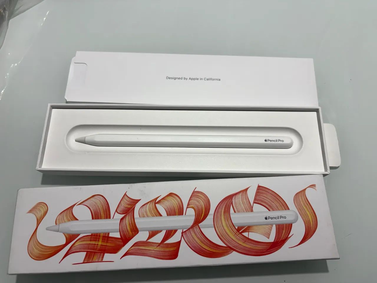 Apple pencil pro. R$ 550