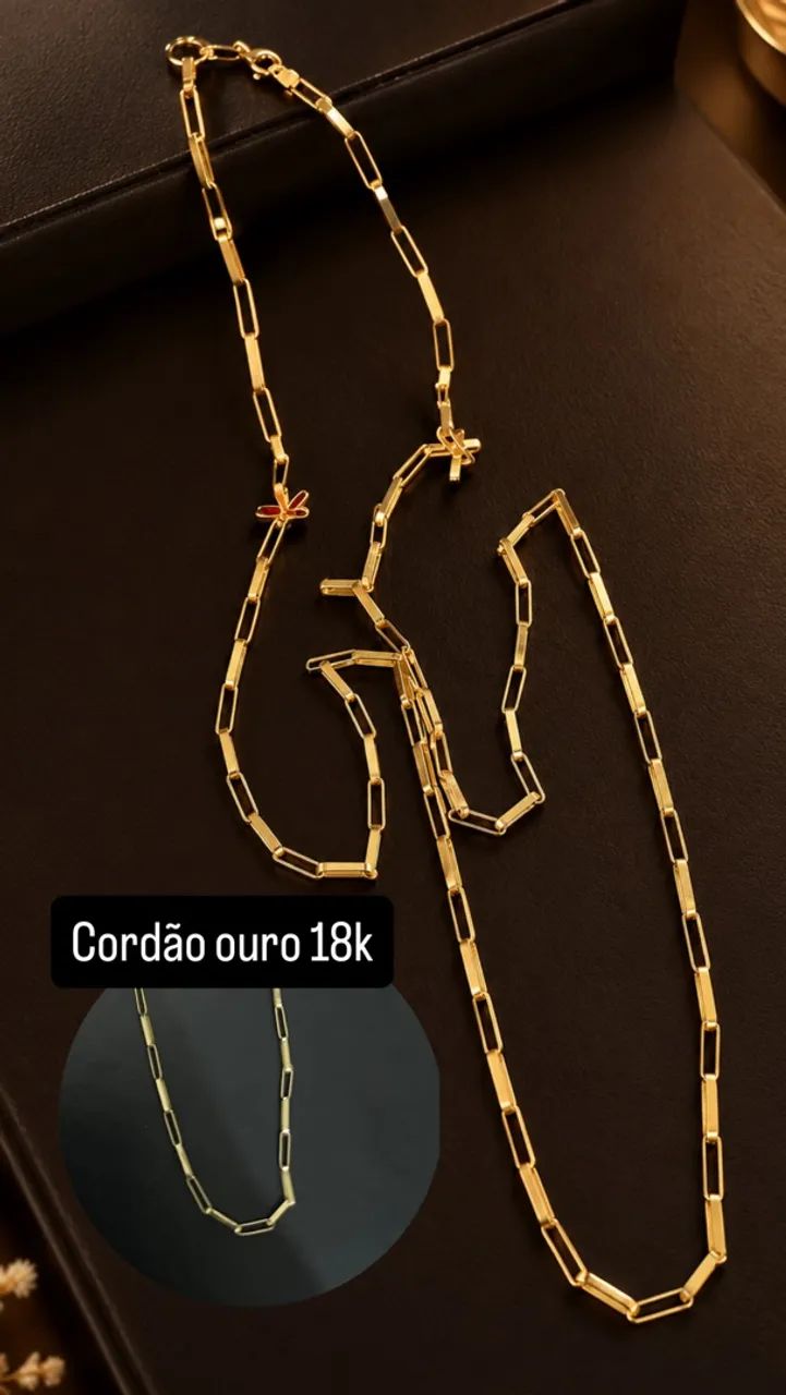 Cordão ouro 18k