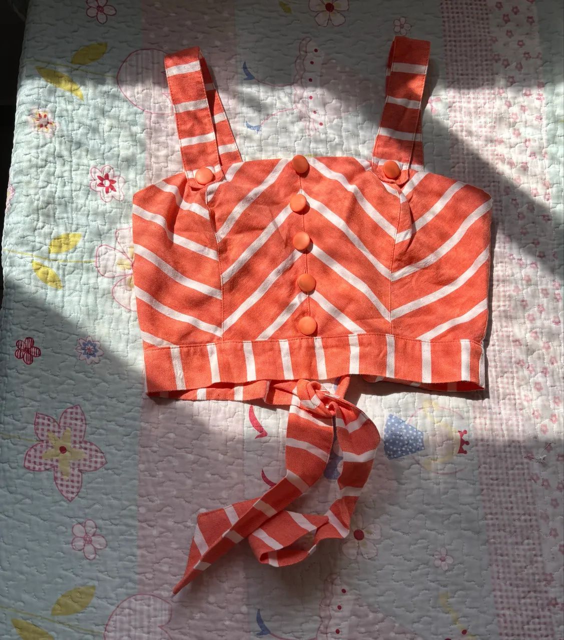 Cropped listrado