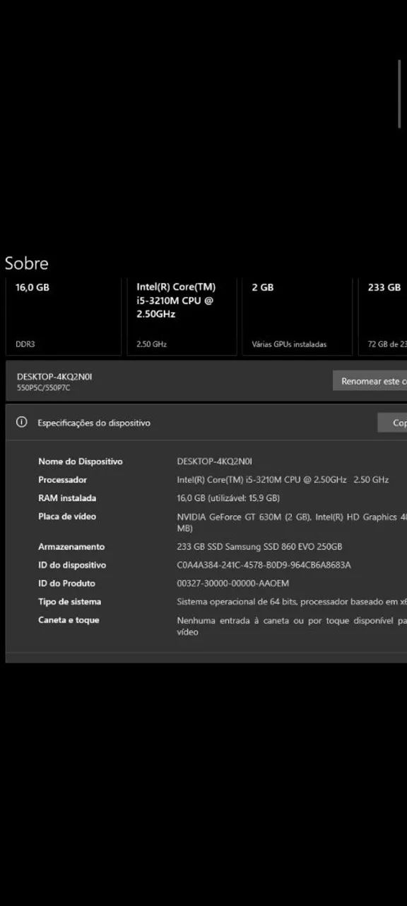 Notebook Samsung intel i5  - Foto 2