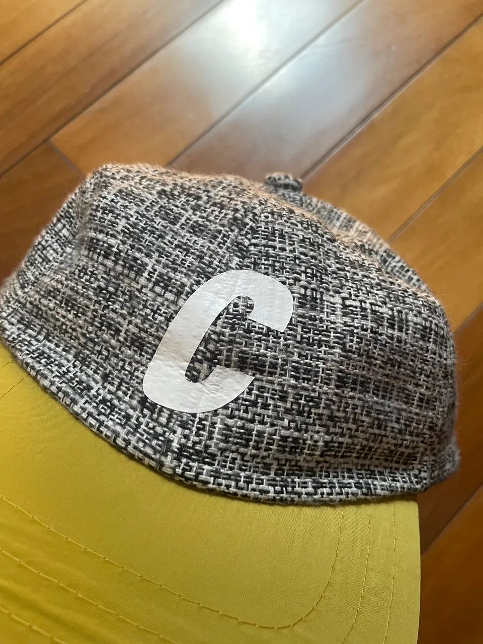 Boné Class Classic Sport Hat C Logo Flannel Black/Yellow  - Foto 4