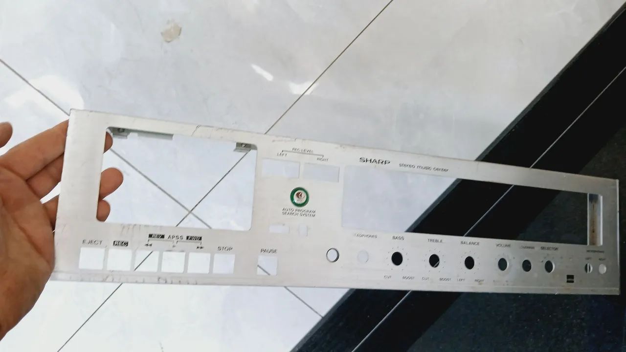 Painel frontal Vitrola Sharp Sg 220 - Foto 2
