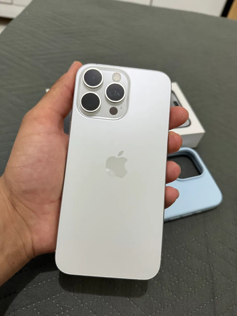 iPhone 15 pro max - 256gb - white titanium - Foto 3