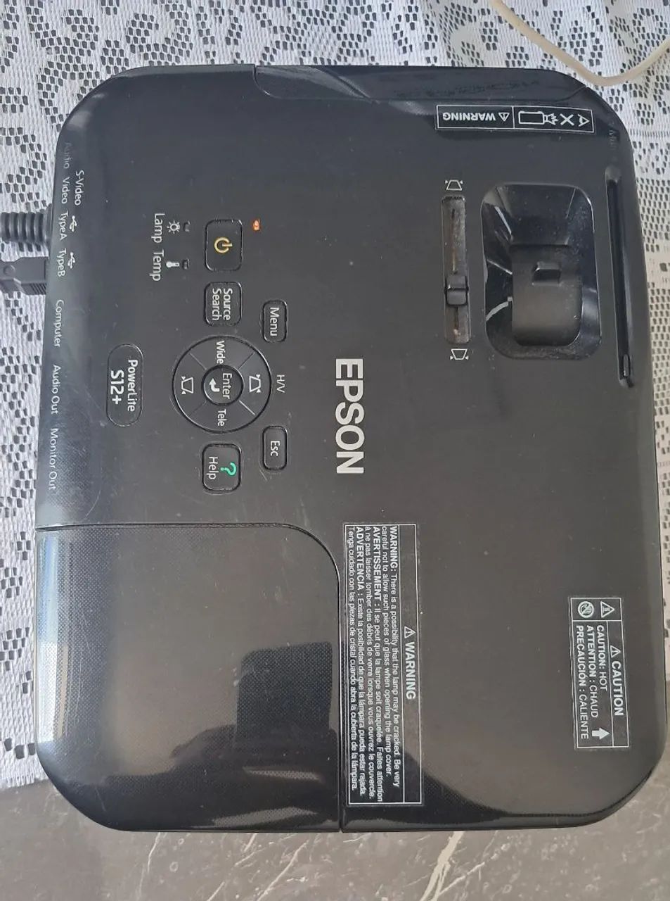 PROJETOR EPSON POWER LITE S12+ - Foto 4