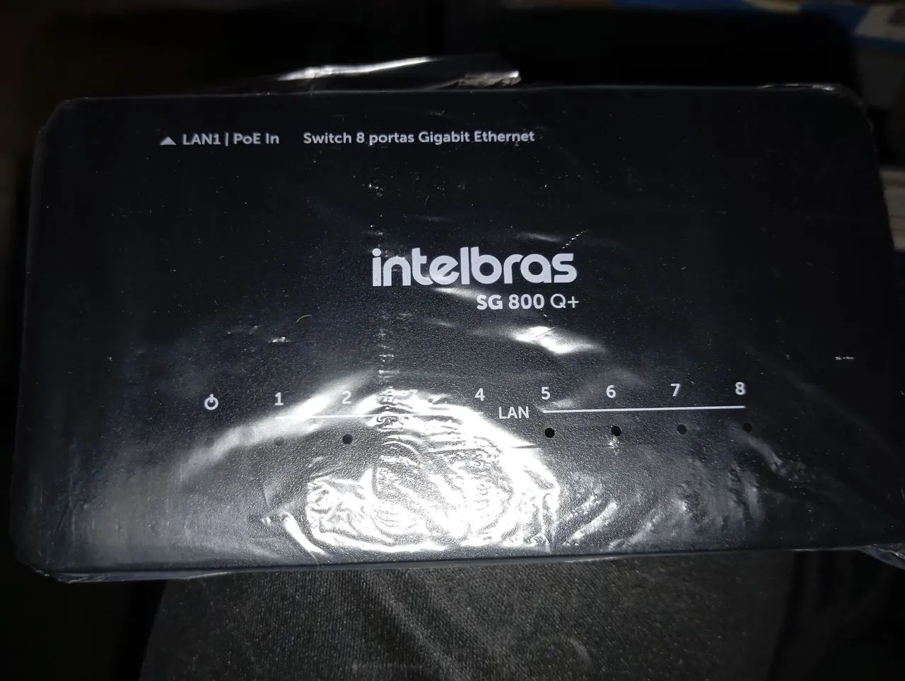 Switch Intelbras SG800 Q+ 8 portas gigabit