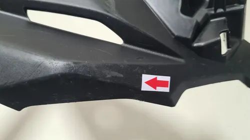 Carenagem Inferior Farol Esq Honda Xre 190 2025 Avaria 60503 Preto - Foto 8