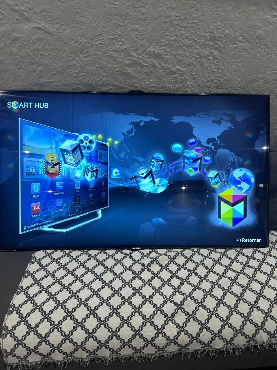 Smart Tv Samsung Série 7 - 55 com comando de voz e movimento. 