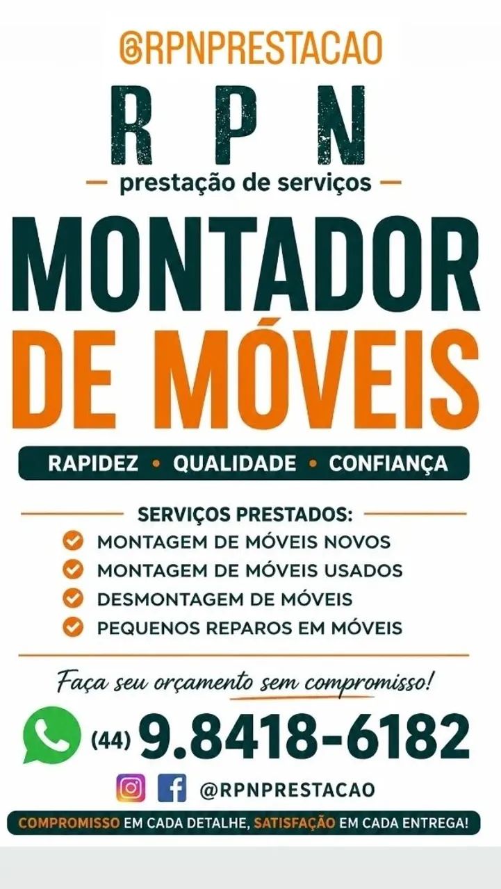 Montador de móveis e reparos