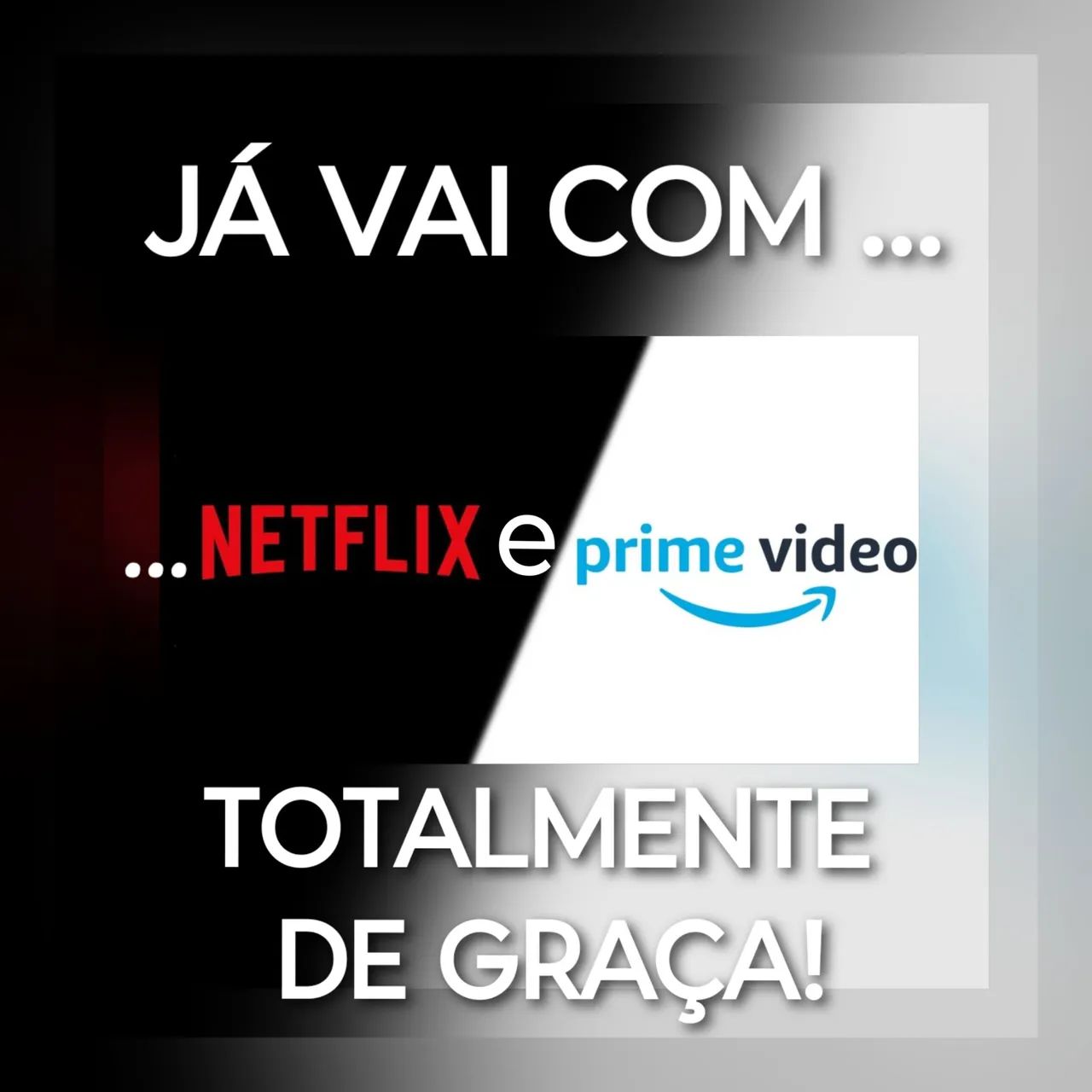 Fire tv stick com n?tflix e prim?Vídeo gr@tis - Foto 2