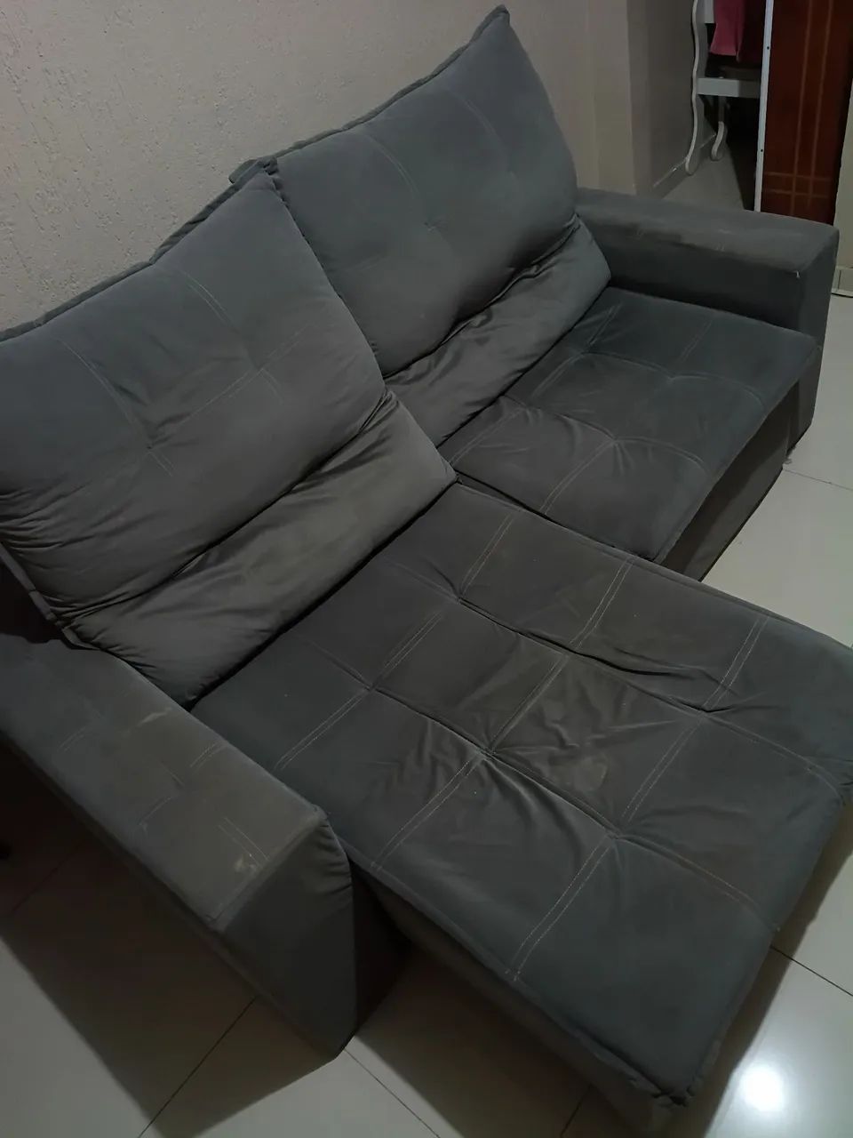 Sofá cinza - Foto 5