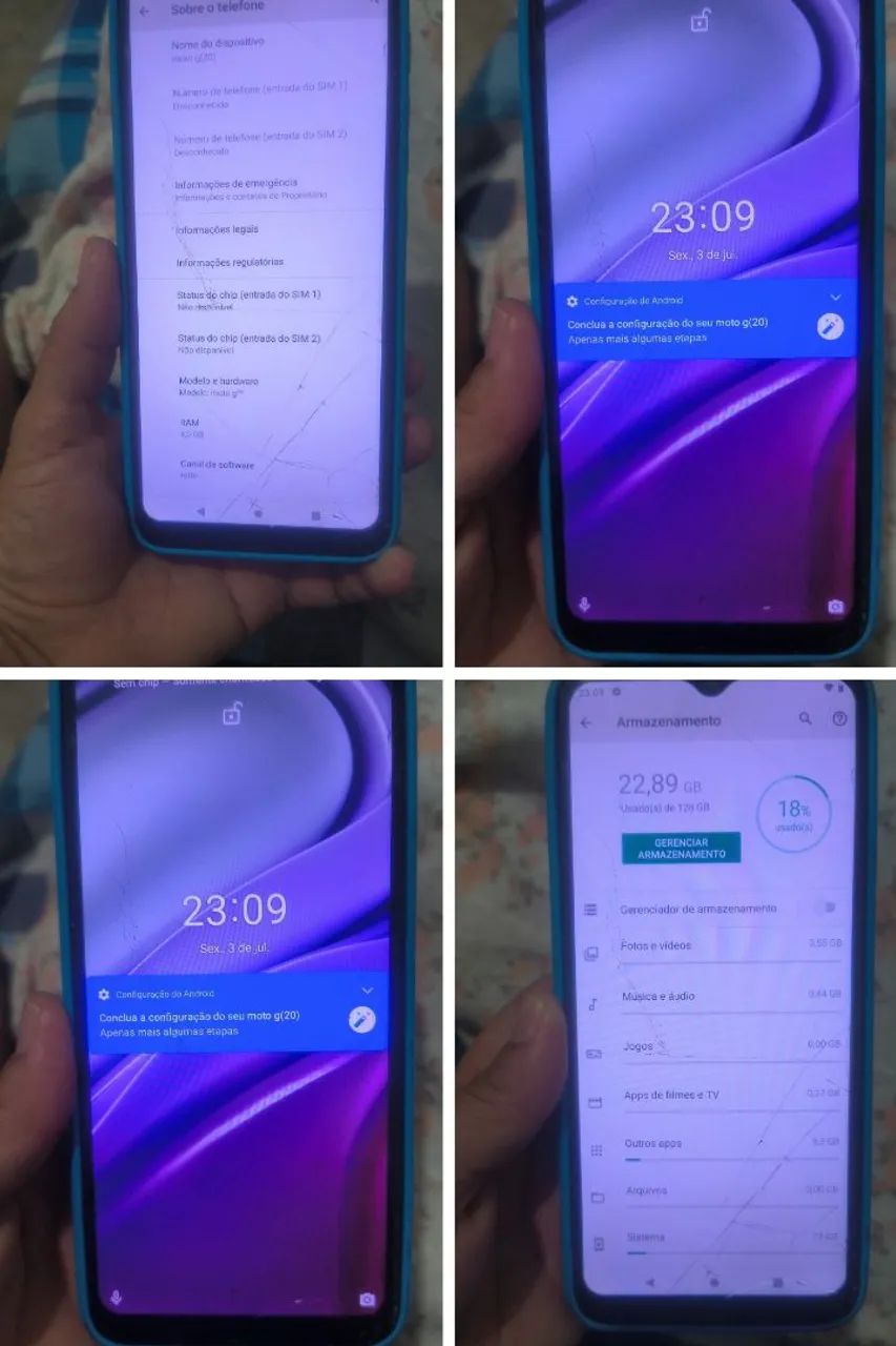 Celular Motorola g20