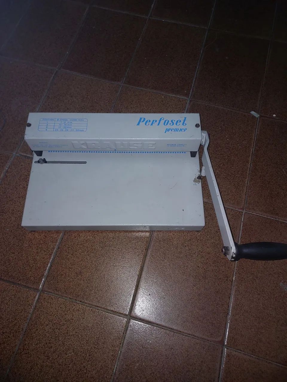 Encardenadora krause perfoset premier