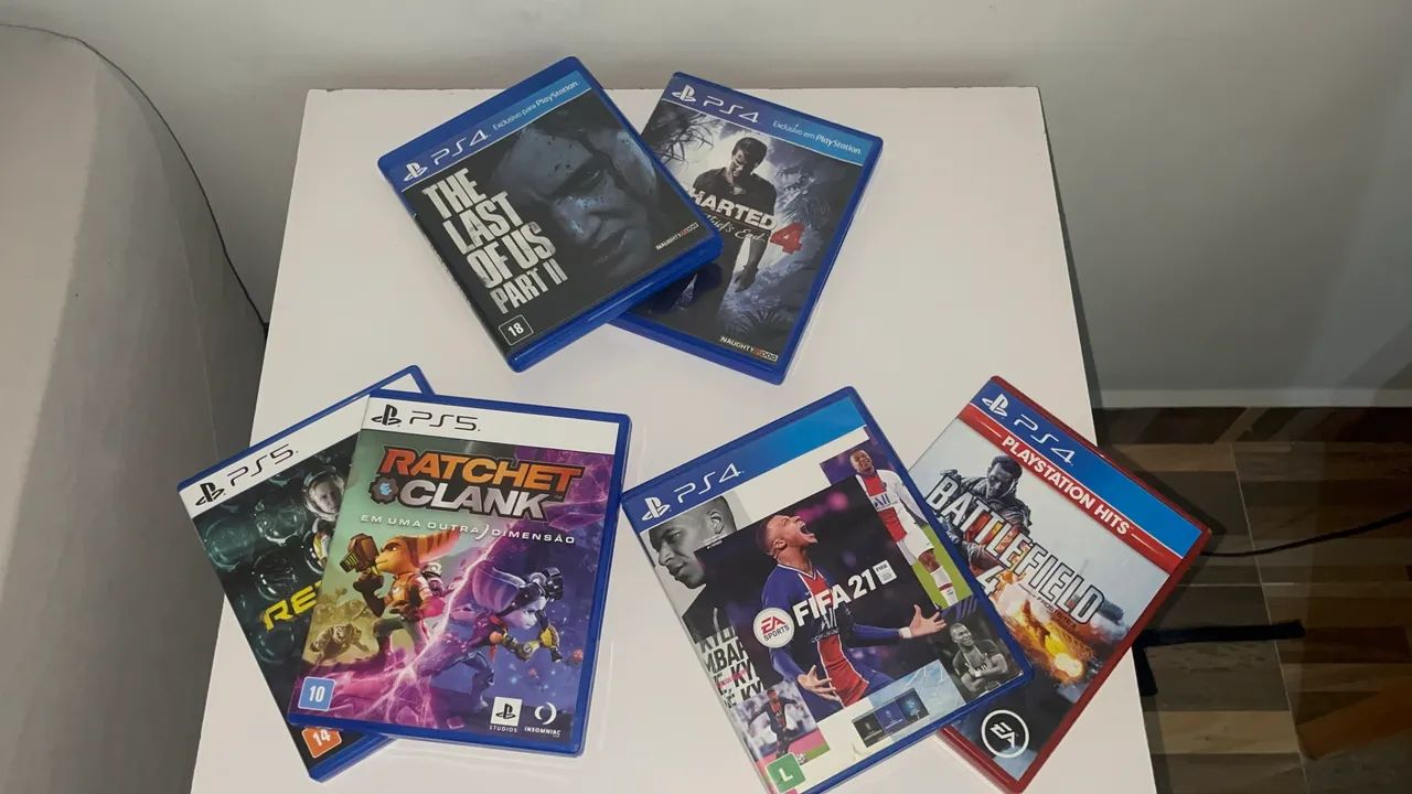 jogos PS4 e PS5