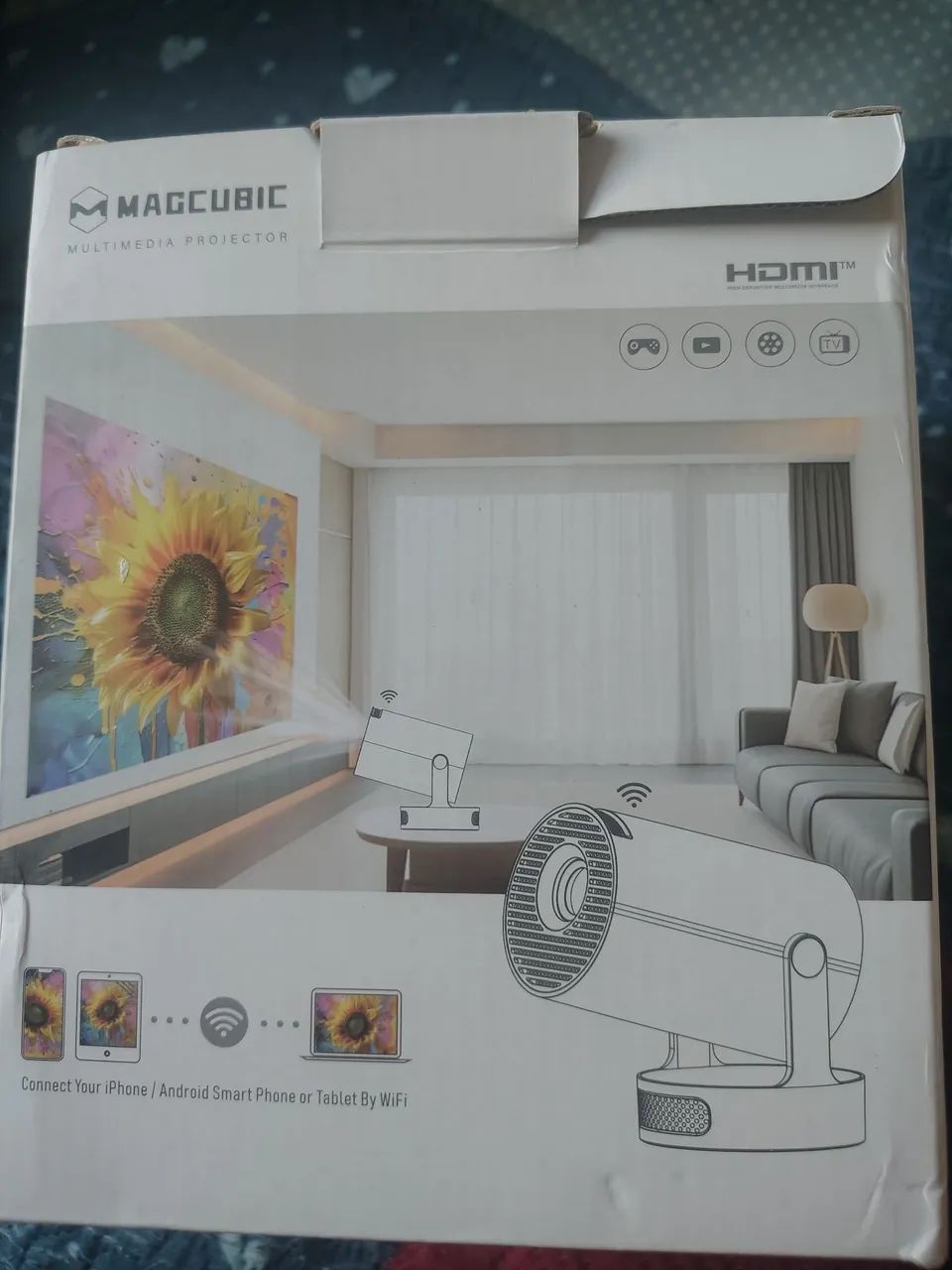 Mini projetor hy 300+ com.android