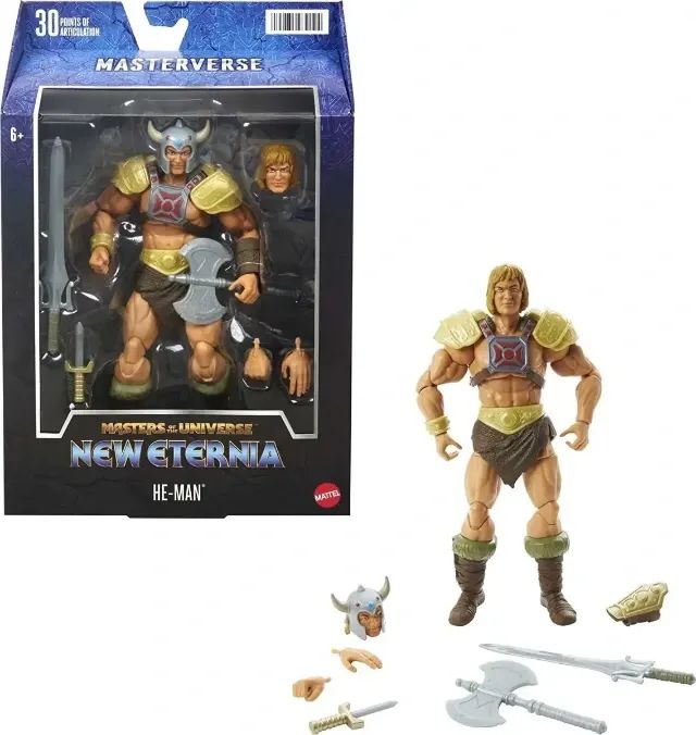 Boneco He Man Viking New Eternia Masters Universe Hdr37