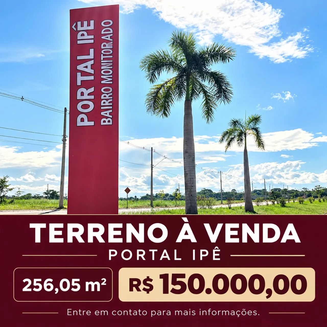 TERRENO À VENDA NO PORTAL IPÊ!