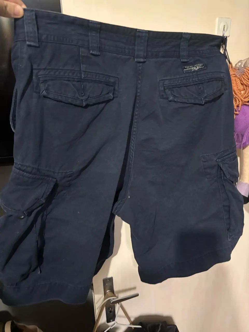 bermuda cargo polo ralph lauren azul-marinho M - Foto 5