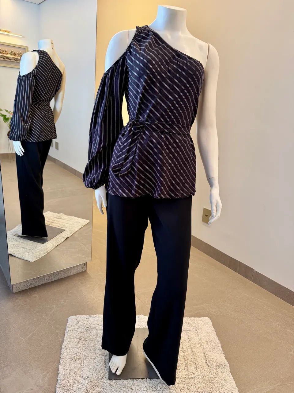 Blusa risca de giz LE LIS BLANC - Foto 5