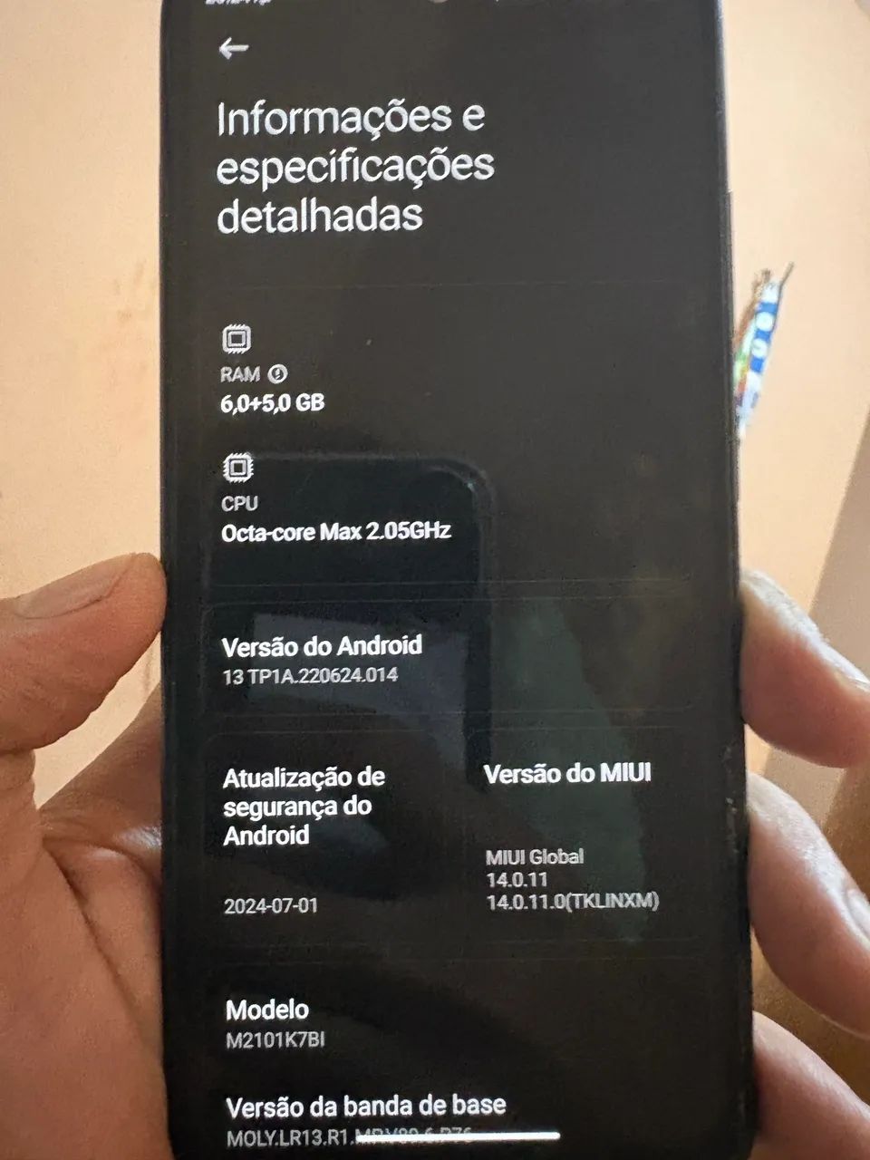Redmi note 10s 350R$ 