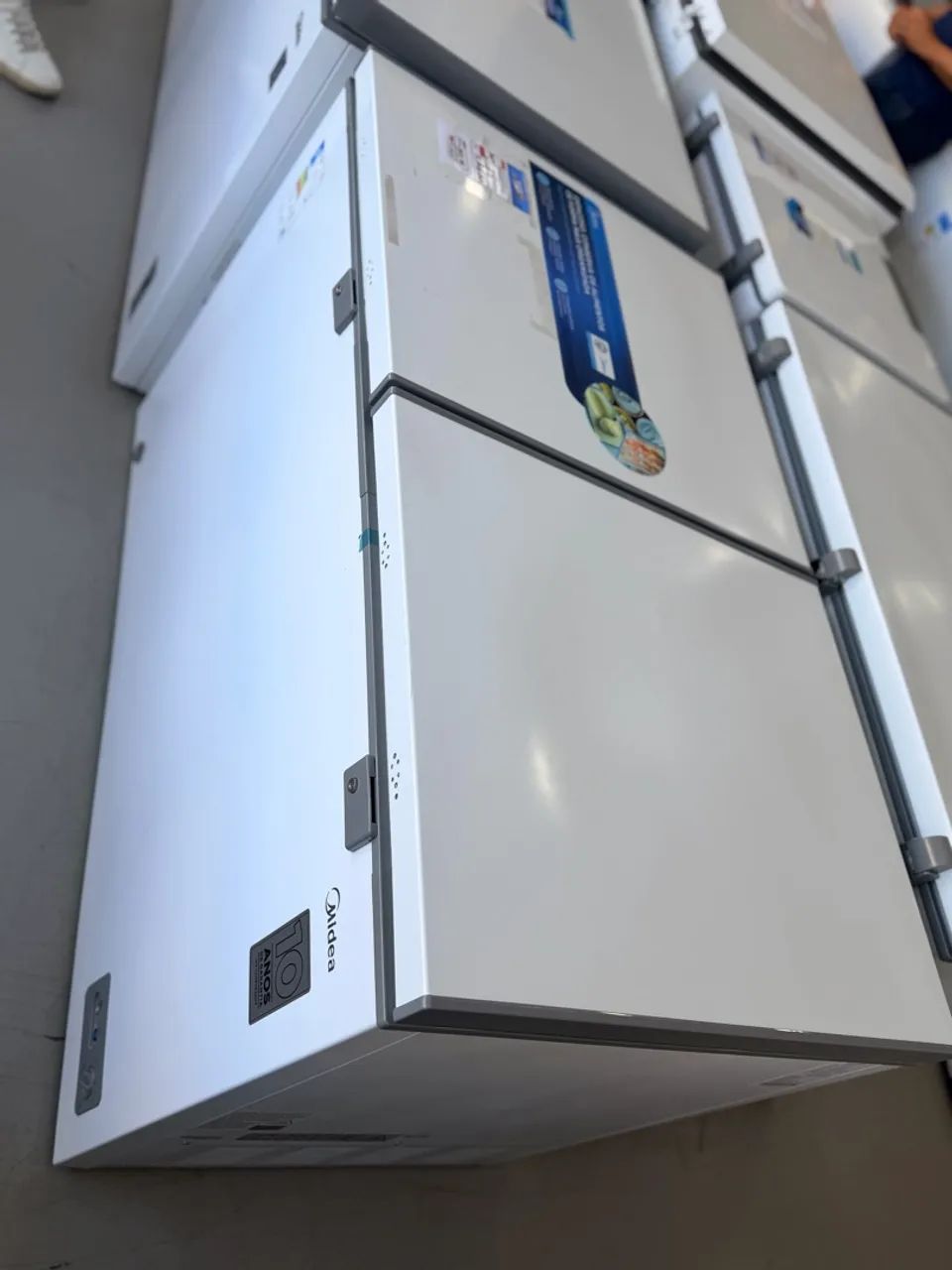 Freezer Horizontal Midea 362 Litros - Branco - Foto 2
